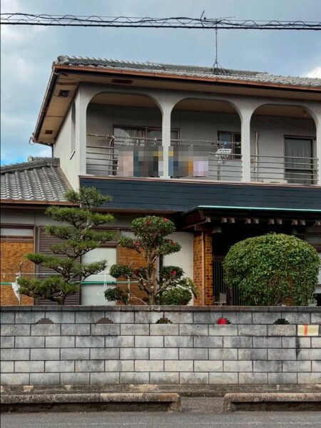 伊予市・K様邸_黒松ツツジ金木犀剪定・伐採_施工後