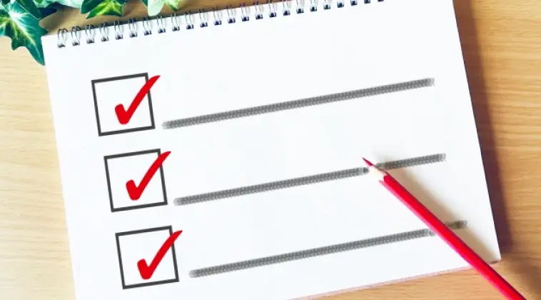 チェック項目のイメージ写真